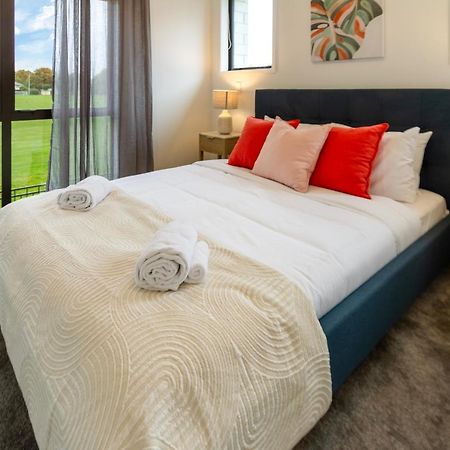 Peaceful Park View Townhouse 2 Bed W/Carpark Apartment Christchurch Exterior foto