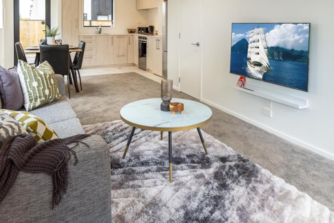 Peaceful Park View Townhouse 2 Bed W/Carpark Apartment Christchurch Exterior foto