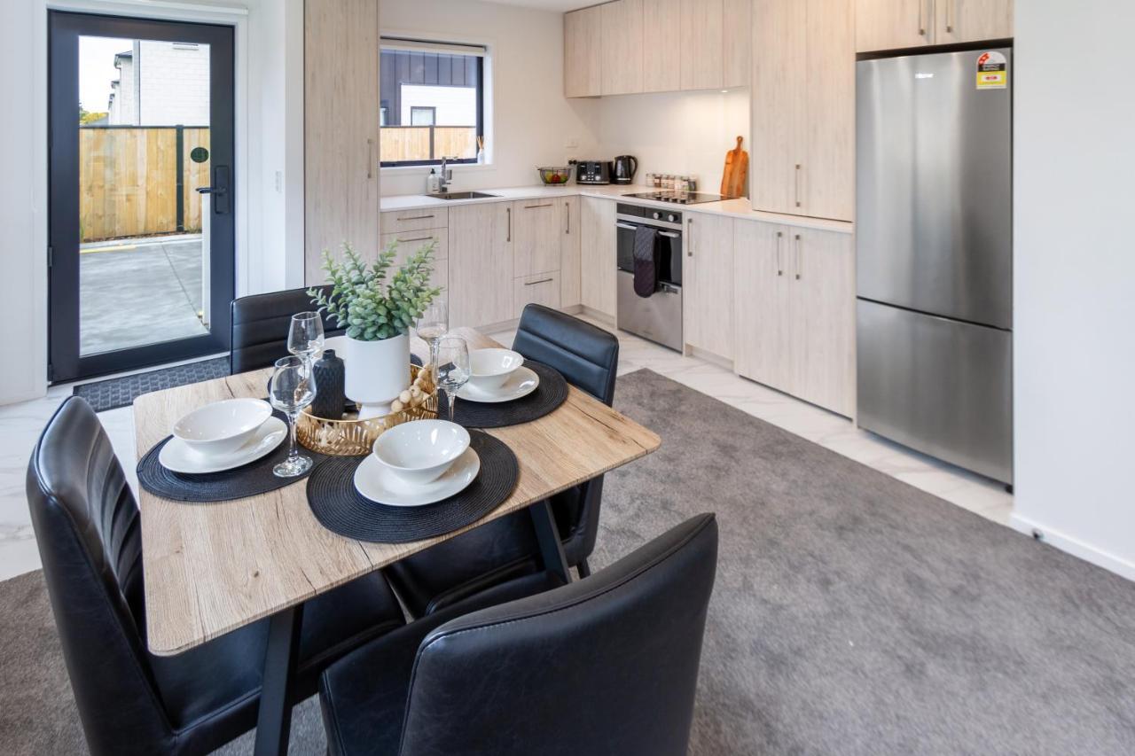 Peaceful Park View Townhouse 2 Bed W/Carpark Apartment Christchurch Exterior foto